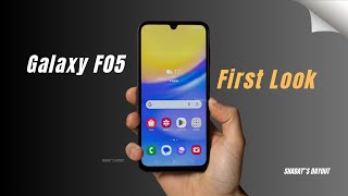 Samsung Galaxy F05 FIRST LOOK  FINALLY ITS OFFICIAL [upl. by Vinny474]