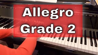 Allegro by Thomas Attwood  A1  ABRSM piano grade 2 2021 amp 2022 [upl. by Yelsa881]