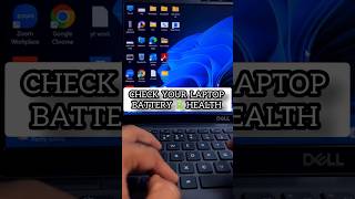 How to check your laptop battery in just a command sudarshantechzone laptopbattery [upl. by Bal]