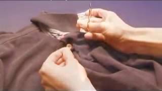 How to sew on a Button  Basic Sewing Skills [upl. by Alleen470]