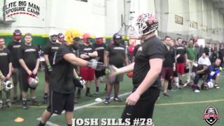 Josh Sills 2015 Elite Big Man Camp [upl. by Scornik140]