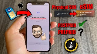 How to convert your Jio Physical SIM to an eSIM on iPhone A stepbystep Tutorial  iPhone 12 Mini [upl. by Nauj821]