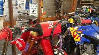 111 Grips amp Throttle Tubes LockOn vs Standard How to Install amp Clean on our Motocross Dirt Bikes [upl. by Retsel]