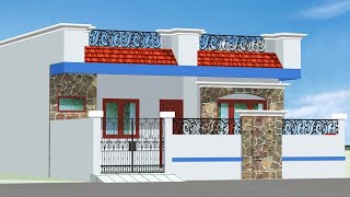 25x40 House Plan With Elevation  25x40 Ghar ka Naksha  1000sqft House Plan  Home Design Decore [upl. by Nosral4]