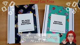 Double Unboxing From Paint Gem  Black Magic amp Retro Editions💎 [upl. by Iru]