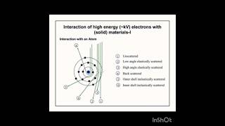 Description of SEMSecondaryBackscattered electronsXraysElastic electronsshortsyoutube shorts [upl. by Spearing]