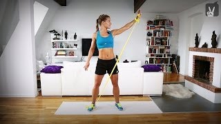 Fit in 4 Wochen  Tag 11  RückenSchulternWorkout Teil 2 [upl. by Euqinay]