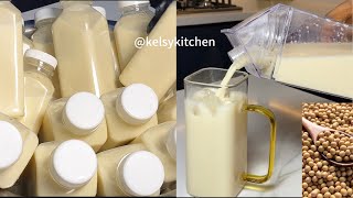 The secret in making LONG LASTING SOY MILK for commercial amp personal usage soya milk recipe [upl. by Aivata611]