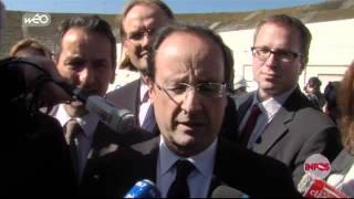 Journée marathon pour François Hollande à Boulogne [upl. by Fante]