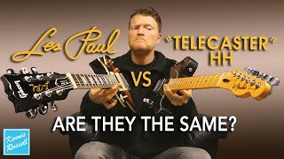 Les Paul vs Telecaster With Humbuckers  Can You Tell the Difference [upl. by Mehta318]