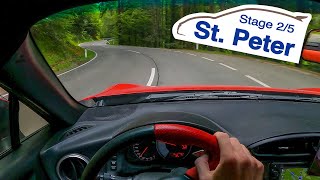 Stage 25 St Peter  obm Land der 1000 Hügel Rallye 2024  POV Recce [upl. by Julia]