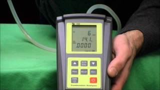 TPI Combustion Analyzer carbon monoxide demonstration [upl. by Niarda]