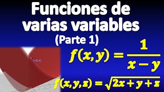 ¿Qué es una función de VARIAS VARIABLES Ejemplos gráficas y aplicaciones Parte 1 [upl. by Ahsikcin]