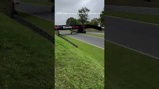 BTCC cars racing at Brands Hatch race track [upl. by Gathard]