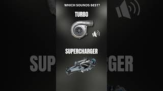 Turbo vs Supercharger turbo supercharged supercharger car engine shorts v6 v8 [upl. by Georgy922]