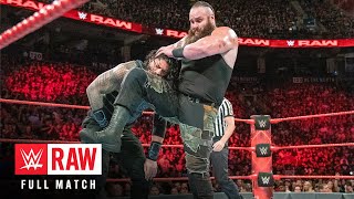 FULL MATCH Roman Reigns vs Braun Strowman — Last Man Standing Match Raw Aug 7 2017 [upl. by Leese129]