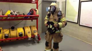 Learning about firefighter gear [upl. by Tehr]