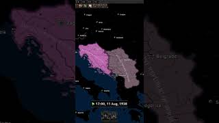 Yugoslavia Battle Royale  Hoi4 Timelapse hoi4 hoi4timelapse timelapse [upl. by Eecart]