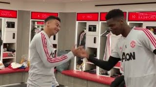 POGBA CELEBRATING JESSE LINGARD S BIRTHDAY IN A CRAZY WAY [upl. by Llennhoj]