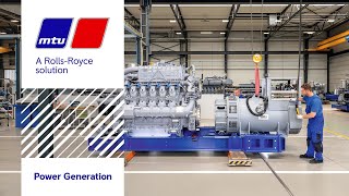 Our mtu gas genset manufacturing site in Augsburg Germany [upl. by Hayden]