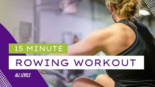 The Perfect Rowing Machine Workout for Beginners or Experienced Rowers [upl. by Enelia]