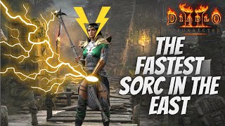 200 FCR Nova Sorc Obsession  The Fastest Key Runner and Rushing Character  Diablo 2 Resurrected [upl. by Onoitna]