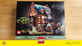 🎧 LEGO 21325 Medieval Blacksmith bag 314 no talking [upl. by Dawn]