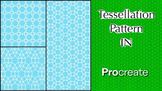 Tessellation in Procreate [upl. by Ahsinad]