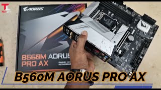 B560M AORUS PRO AX Gigabyte comes with upgraded power solution Full PCI Express 4 0 Design Tech Land [upl. by Tilney]