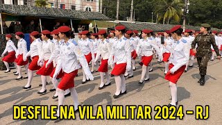 Desfile CívicoMilitar na guarnição da Vila Militar em comemoração à Independência do Brasil 🇧🇷 [upl. by Cherida]