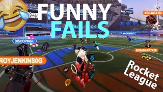 Funny Fails Rocket League 7 [upl. by Jeralee]