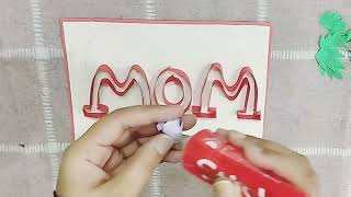 Mothers day  Easy Gift Idea  Mothers day craft  5 min craft mothersday wallhanging cardidea [upl. by Rohpotsirhc]