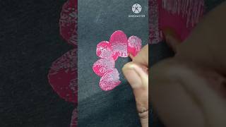 Easy flower painting shorts satisfying [upl. by Idihsar200]