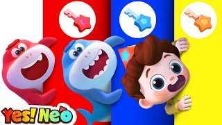 Baby Shark Escape Room  Learn Colors with Baby Shark  Nursery Rhymes amp Kids Songs  Yes Neo [upl. by Rennob]