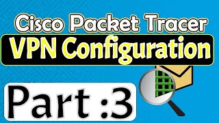 vpn configuration lab using cisco packet tracer part 3 [upl. by Alroi591]