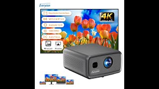 Touyinger Everycom cubelite E1 projector 1800ansi lumen 364gb BIG memory 4k projector outdoor show [upl. by Arba]