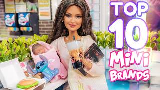 Top 10 Mini Brands Capsules Ranking My Favorite Minis Least To Best For Barbie [upl. by Ranite]