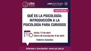 ¿QUÉ ES LA PSICOLOGÍA Curso de psicología [upl. by Relyat]