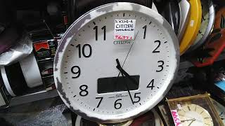 某リサイクルショップ CITIZEN プログラムカレンダー405 電波掛け時計 [upl. by Nnyleuqcaj]