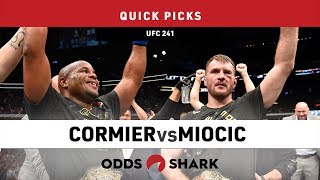 UFC 241 Quick Picks and Betting Odds  Cormier vs Miocic 2 [upl. by Myer]