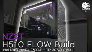 NZXT H510 FLOW Build  12th 12700K  Z690 TUF  RTX 3070 [upl. by Aivilo]