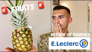 Retour de Courses  LECLERC  😛🚨 ALERTE FRUITS ET LEGUMES  🚨 Qui a fais nos courses  😅 [upl. by Nirro]