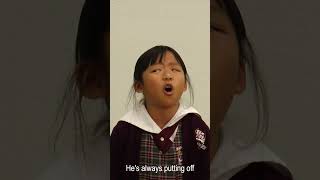 Grade 3 Speech Festival  Student Showcase challengerschool shorts [upl. by Bathulda]