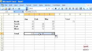 Excel 2003 AutoSum works in all versions including 2007 2010 2013 2016 [upl. by Akena]