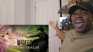 Wicked  Official Trailer  Reaction [upl. by Katerina]