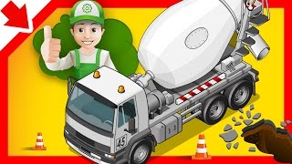 Betoniera per bambini Betoniera Cartoni Camion scavatrice trattore Macchine per bambini di 7 anni [upl. by Analahs]