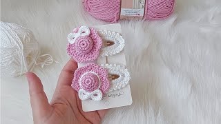 ✅️Sonuca hayran kalacaksınız✅️şapka modeli çıtçıt toka yapımı✅️ easy cap crochet [upl. by Rekyr]