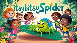 Its Bitsy Spider Song  Nursery Rhymes amp Animal Kids Song [upl. by Graniela]