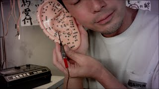 ASMR 耳電探知器 耳つぼマッサージ ロールプレイ [upl. by Ahsinav]