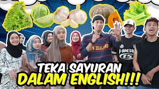 TEKA SAYUR IN ENGLISH  TALENT BARU EXCITED MASUK ENTERTAIMENT [upl. by Lacram829]